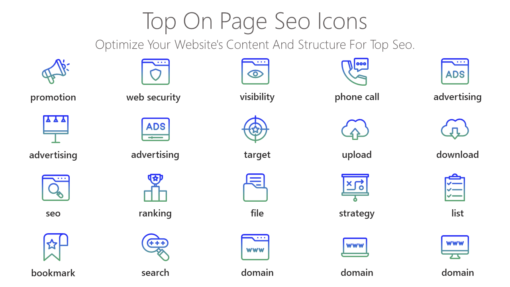 DMI180 Top On Page Seo Icons-pptinfographics