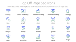 Top off page SEO Icons