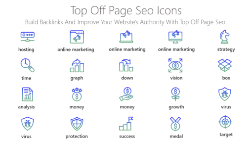DMI181 Top Off Page Seo Icons-pptinfographics