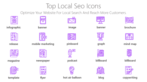 DMI183 Top Local Seo Icons-pptinfographics