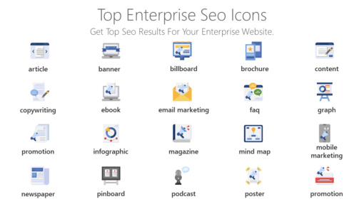 DMI185 Top Enterprise Seo Icons-pptinfographics