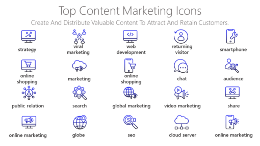 DMI198 Top Content Marketing Icons-pptinfographics