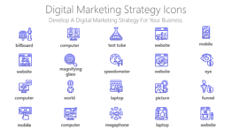 digital marketing strategy Icons