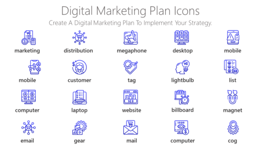 DMI76 Digital Marketing Plan Icons-pptinfographics