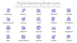 digital marketing books Icons