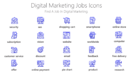 digital marketing jobs Icons