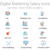 DMI84 Digital Marketing Salary Icons-pptinfographics
