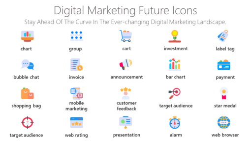 DMI85 Digital Marketing Future Icons-pptinfographics