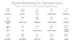 digital marketing for startups Icons