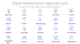 digital marketing for agencies Icons