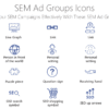 SEM ad groups Icons