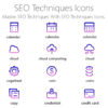 SEO14 SEO Techniques Icons-pptinfographics