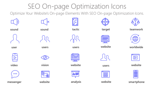 SEO19 SEO On page Optimization Icons-pptinfographics