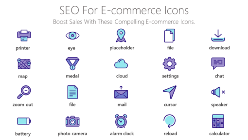 SEO23 SEO For E commerce Icons-pptinfographics