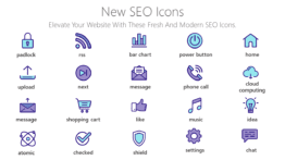 New SEO Icons