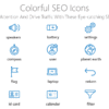 SEO27 Colorful SEO Icons-pptinfographics