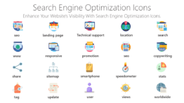 search engine optimization icons