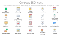 on-page SEO Icons