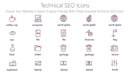 technical SEO Icons