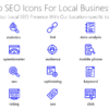 SEO54 Top SEO Icons For Local Businesses-pptinfographics