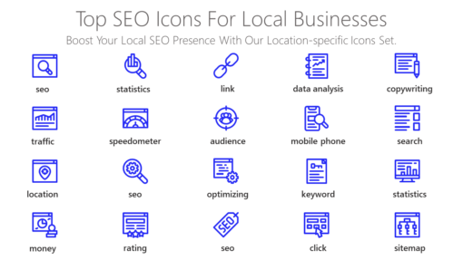 SEO54 Top SEO Icons For Local Businesses-pptinfographics