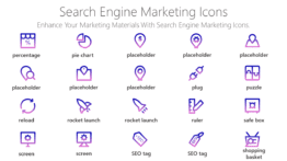 search engine marketing Icons