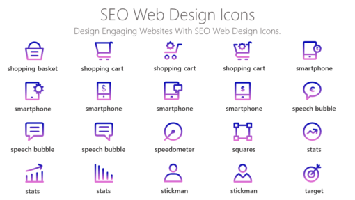 SEO7 SEO Web Design Icons-pptinfographics