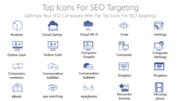 Top Icons for SEO Targetting