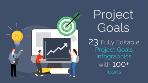 free project goals infographic templates PowerPoint