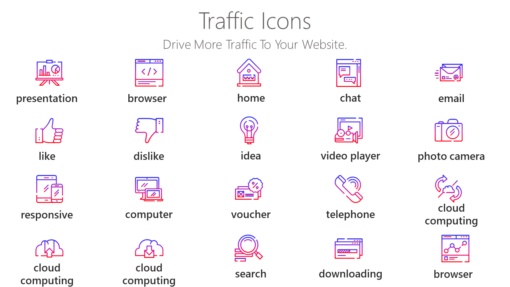 DMI11 Traffic Icons-pptinfographics