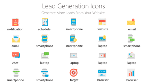 DMI12 Lead Generation Icons-pptinfographics