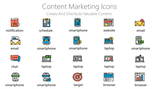 DMI15 Content Marketing Icons-pptinfographics