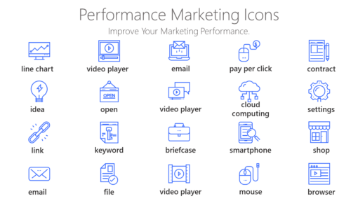 DMI18 Performance Marketing Icons-pptinfographics