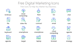 Free digital marketing icons