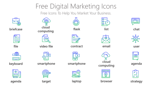 DMI21 Free Digital Marketing Icons-pptinfographics