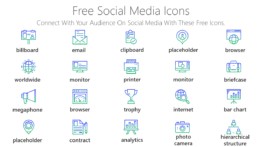 Free social media icons