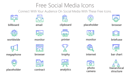 DMI22 Free Social Media Icons-pptinfographics
