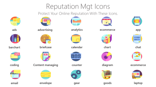 DMI28 Reputation Mgt Icons-pptinfographics