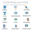 DMI31 Social Media Icons Free-pptinfographics