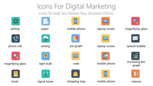 DMI48 Icons For Digital Marketing-pptinfographics