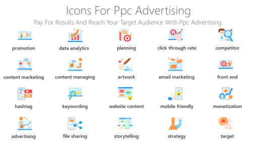 DMI53 Icons For Ppc Advertising-pptinfographics