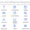 DMI55 Icons For Influencer Marketing-pptinfographics