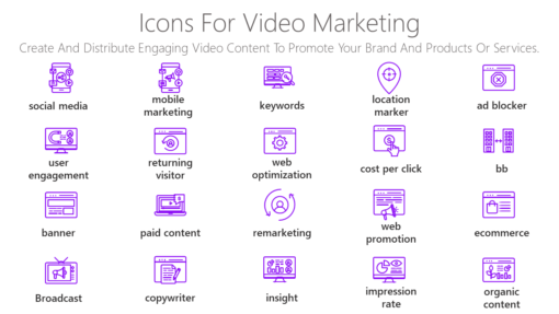 DMI56 Icons For Video Marketing-pptinfographics