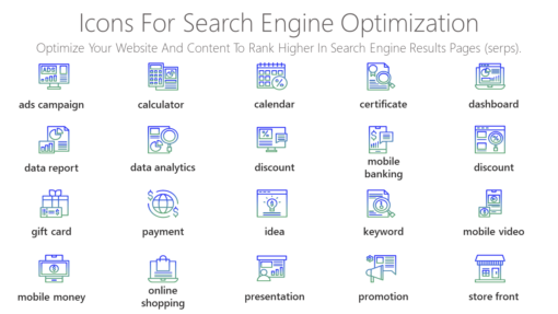 DMI63 Icons For Search Engine Optimization-pptinfographics