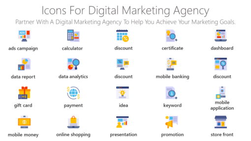 DMI65 Icons For Digital Marketing Agency-pptinfographics