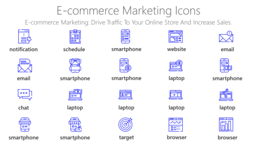 DMI9 E commerce Marketing Icons-pptinfographics