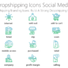 DSI27 Dropshipping Icons Social Media-pptinfographics