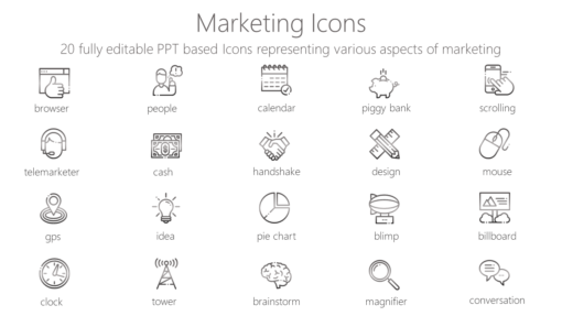 SMMI10 Marketing Icons-pptinfographics