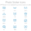 SMMI13 Photo Sticker Icons-pptinfographics