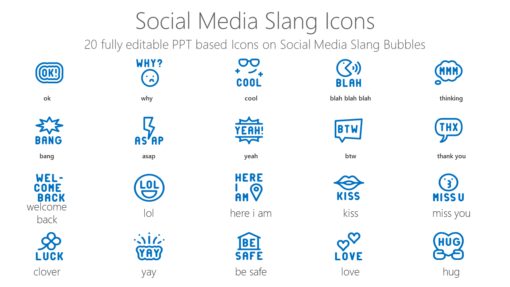 SMMI17 Social Media Slang Icons-pptinfographics